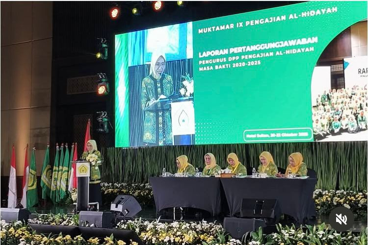 Perkuat Peran Perempuan, Hj. Nuraini SE, MM dari Riau Pimpin Sidang Muktamar Al Hidayah ke-IX